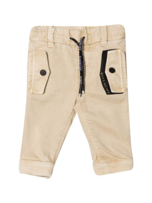 Givenchy Kids Drawstring Logo Trim Pants