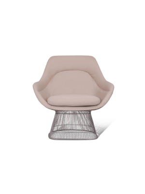 Warren Platner Easy Chair - Gun Metal Black Base