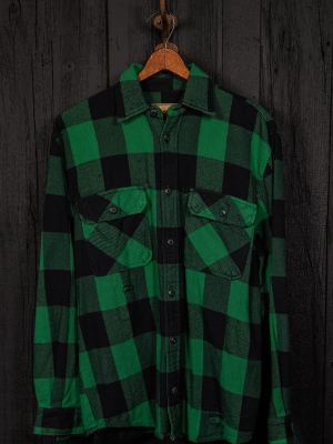 Made Worn "sutton" Flannel Forest