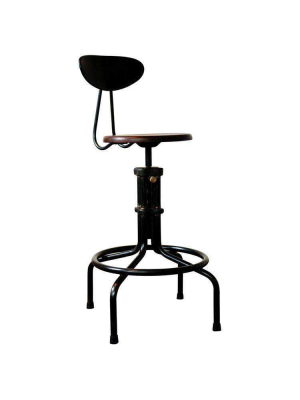 V19c-b Adjustable Stool By District Eight