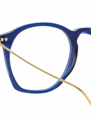 Mila Square Optical Frame In Navy