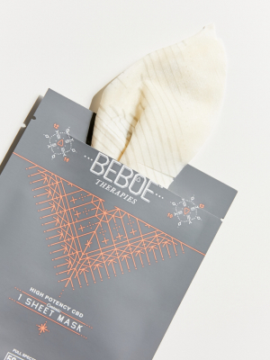 Beboe Therapies High-potency Cbd Sheet Mask