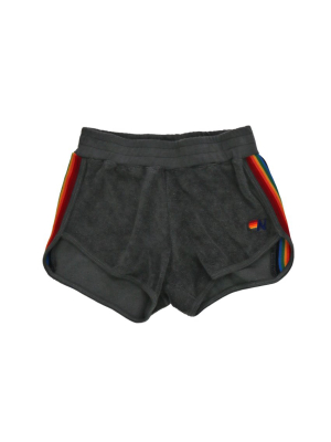 Kids Prism Jogger Shorts - Vintage Charcoal