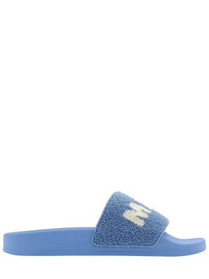 Marni Textured Logo Slides