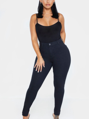 Shape Black Disco Skinny Jeans