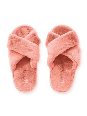 Blush Pink Kids Slippers