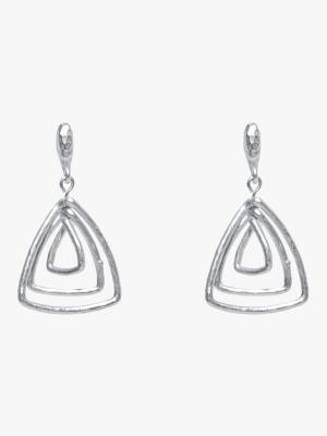 Paris Triple Triangle Earrings