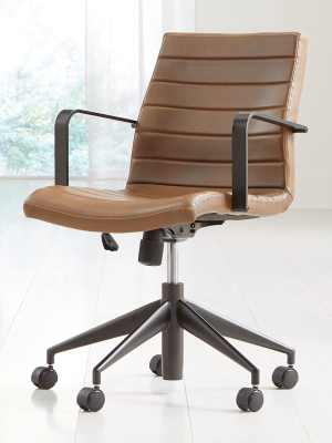 Graham Brown Leather Desk Chair