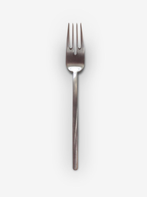 Due Matte Black Fish Fork