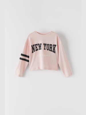 Crop Top With Text