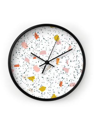 Hello Twiggs Tropical Terrazzo Wall Clock - Deny Designs