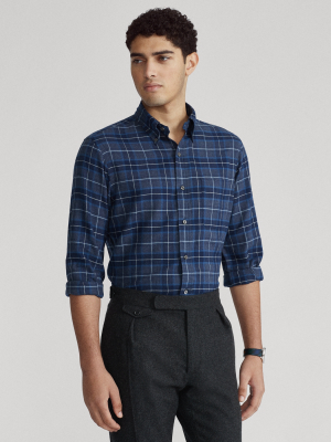 Classic Fit Plaid Twill Shirt