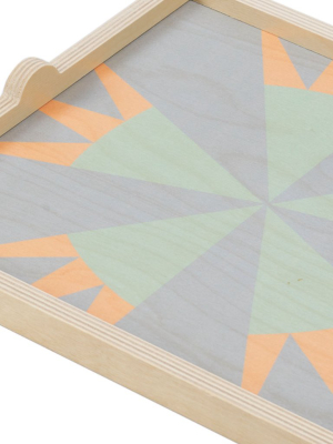 Star Pastel Square Tray