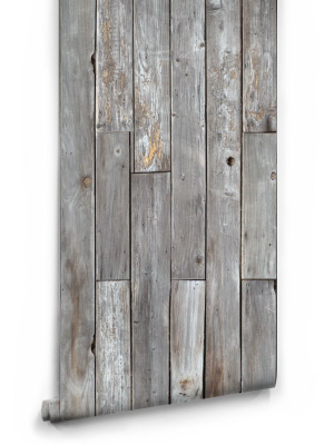 Rustic Wood Panels Wallpaper Design By Milton & King