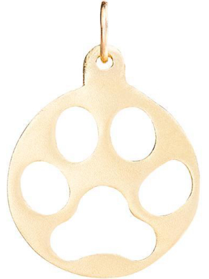 Medium Paw Print Cutout Charm