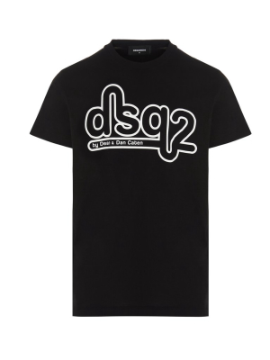 Dsquared2 Logo Print Crewneck T-shirt