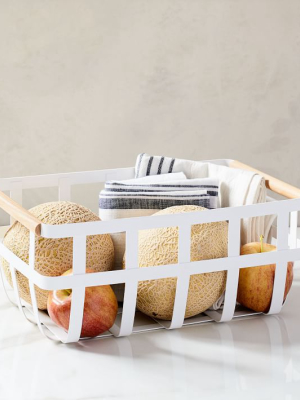 Dual Handle Storage Basket