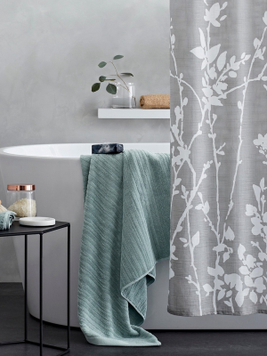 Floral Print Shower Curtain Gray - Project 62™