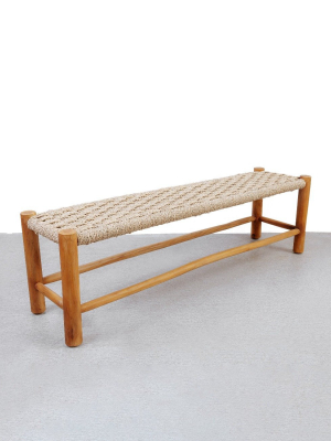 Perriand Woven Bench