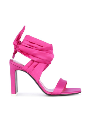 The Attico Ankle Wrap Sandals