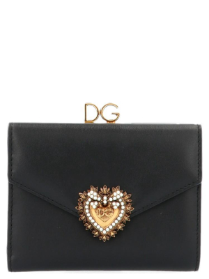 Dolce & Gabbana Embellished Logo Wallet