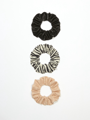 Aeo Zebra Scrunchies 3-pack