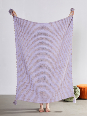 Jules Tassel Throw Blanket