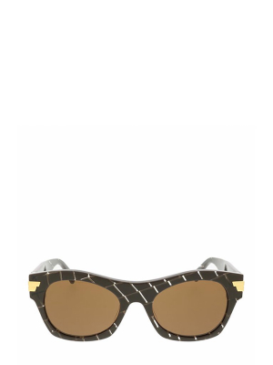 Bottega Veneta Eyewear Square Frame Sunglasses