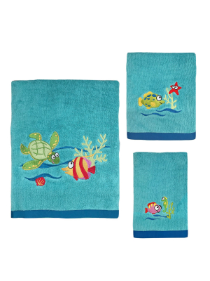 3pc Fish Tails Towel Set - Allure Home Creation