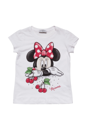 Monnalisa Minnie Crewneck T-shirt