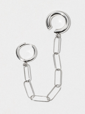 Lua Ear Cuff Chain & Hoop