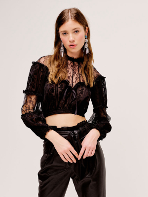 For Love & Lemons Scarlett Crop Top