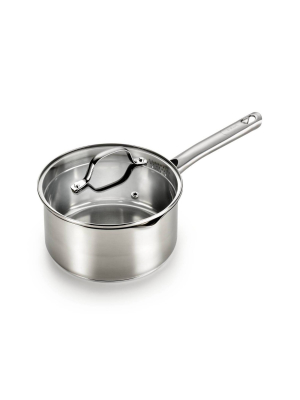 T-fal Performa Stainless Steel 3qt Covered Saucepan