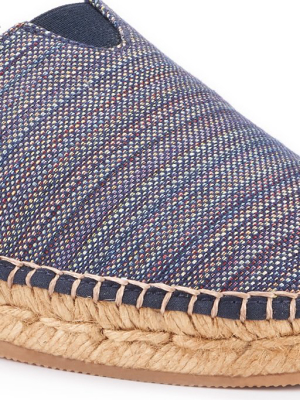 Barceloneta Canvas Espadrilles - Angora Navy