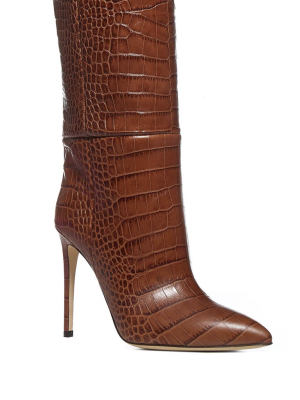 Paris Texas Embossed Knee-high Boots