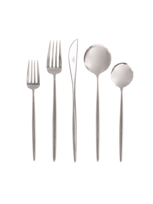 Moon Cutlery: Polished Steel