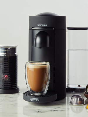 Nespresso ® By De'longhi ® Matte Black Vertuoplus Coffee And Espresso Maker With Aeroccino