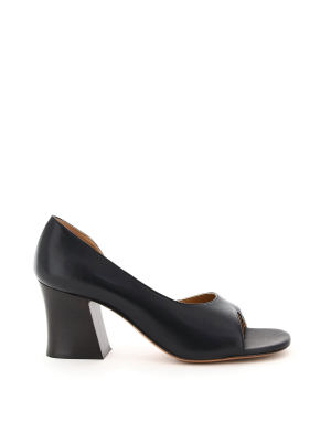 Marni Open-toe Cut-out Detail Pumps