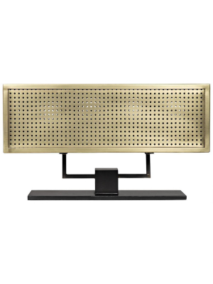 Noir Apollo Gold Table Lamp