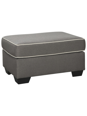 Domani Ottoman Charcoal Heather Gray - Signature Design By Ashley