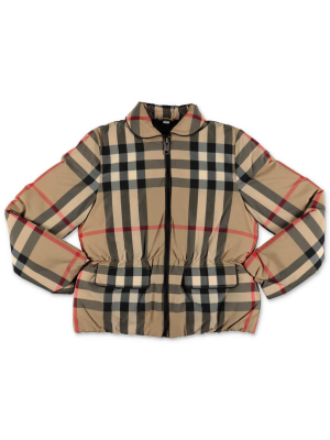 Burberry Kids Vintage Check Puffer Jacket