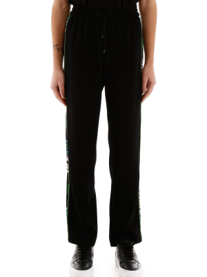 Kenzo Cropped Straight Fit Track Pants