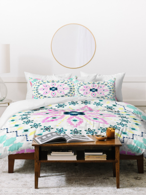 Schatzi Brown Aviana Mandala Duvet Cover Set - Deny Designs