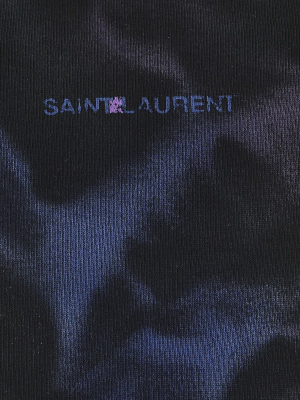 Saint Laurent Tie-dye Logo Sweatshirt