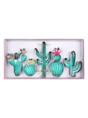 Meri Meri Cactus Cookie Cutters S/5