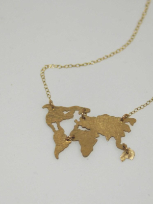 The World Necklace, Goldfill Or Silver