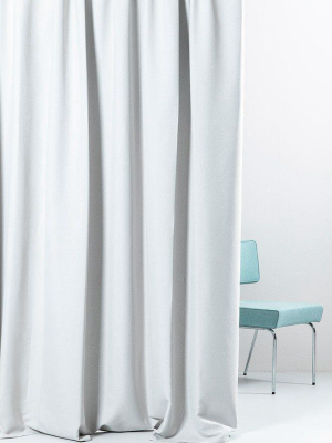Blackout Curtain Col. Silver - Linen Optic - Extra Wide
