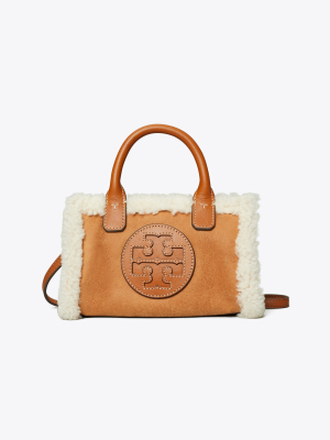 Ella Shearling Micro Tote Bag