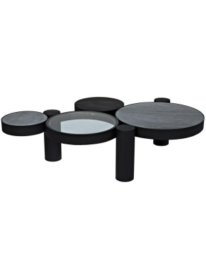 Trypo Coffee Table In Black Metal