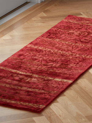 Atossa Faded Red Runner 2.5'x8'